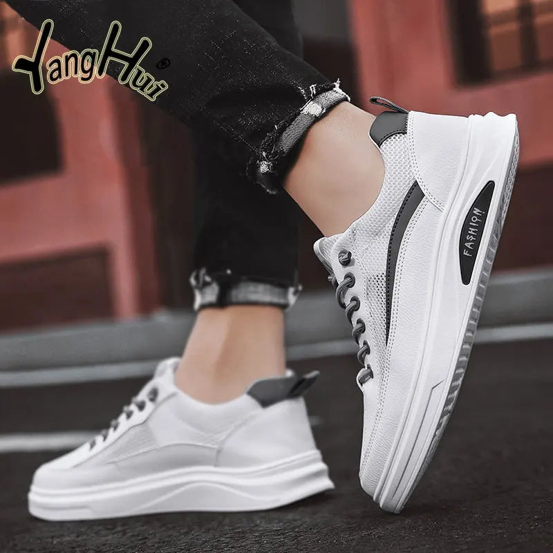 Men's Shoes All-match Mesh Breathable Comfortable Casual Sneakers Running Sports Heren Schoenen 2023 New Fashion Spring Autumn