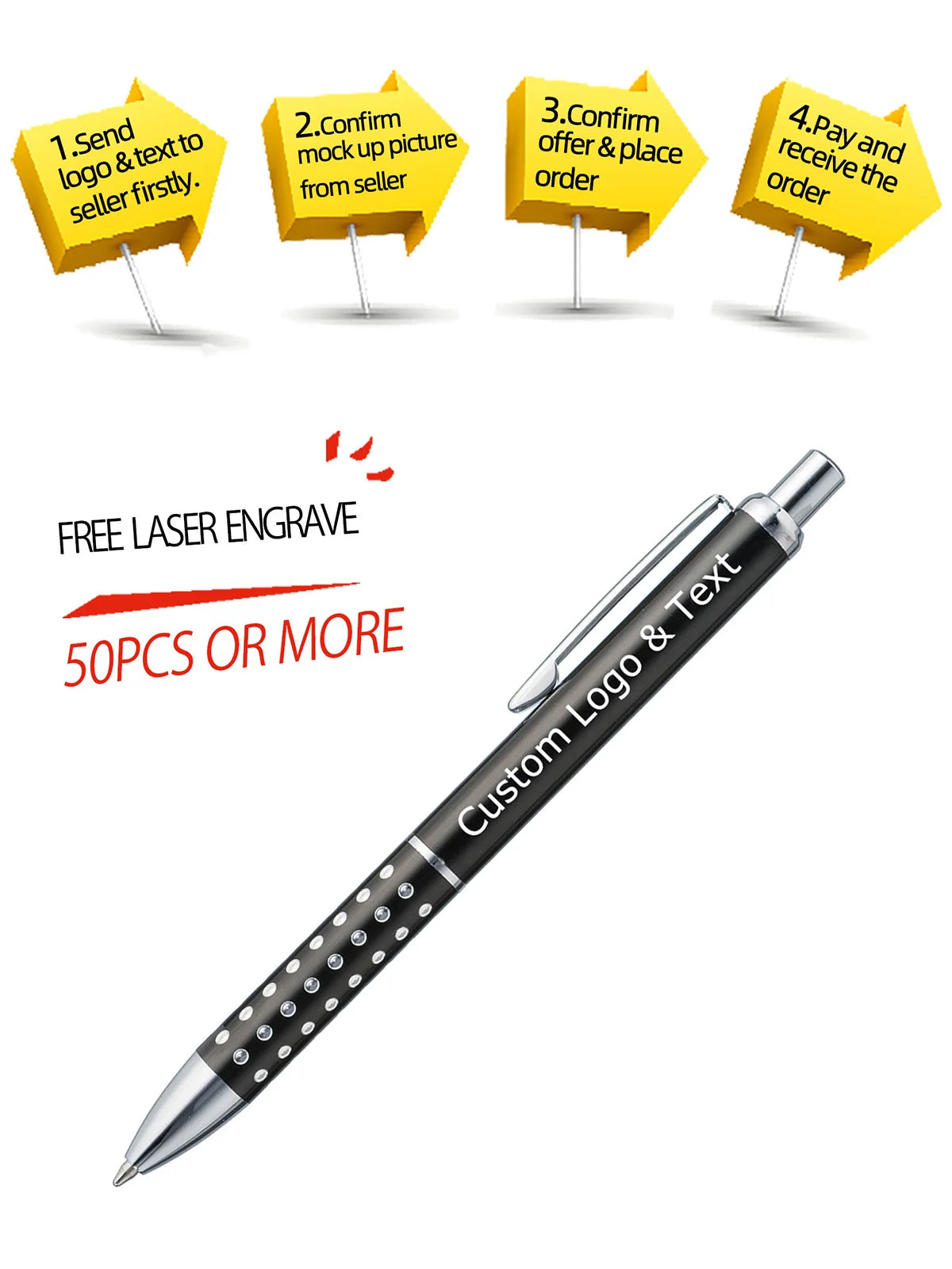 Cheap Metal Gift Ball Pen Custom Pens Smooth Writing Promotional Ballpoint Pen Logo Personalized Gift Pen Print Event Giveaway