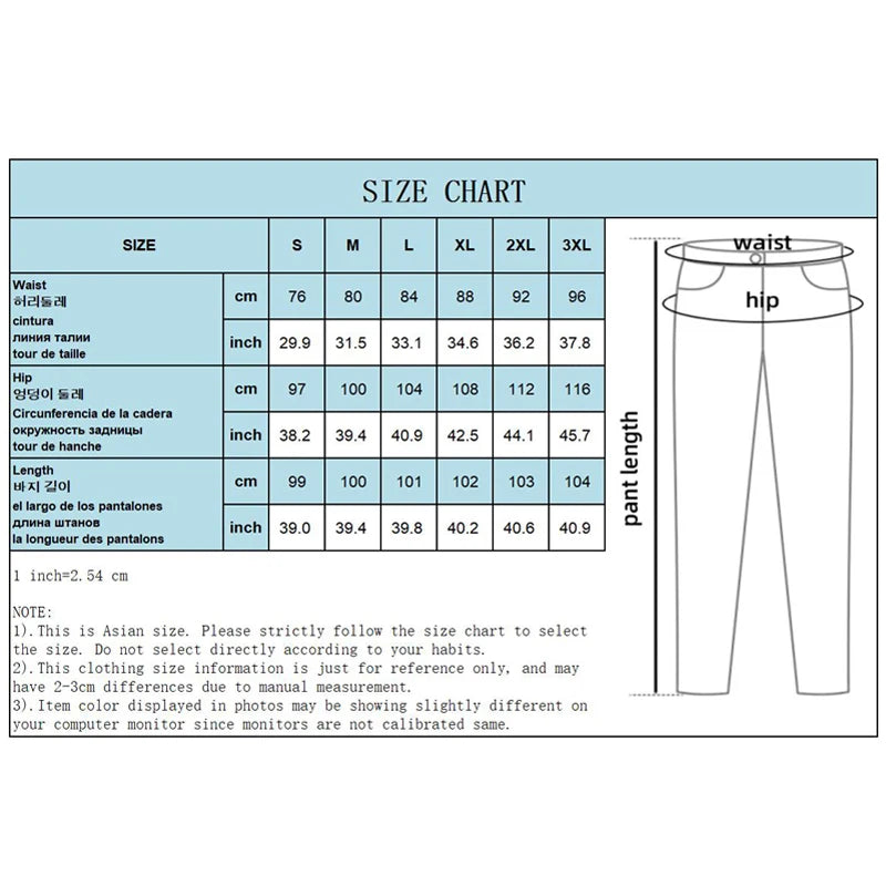 Y2k Mens Streetwear Jeans Aestethic Black Skinny Pants Fashion Harajuku Classic Elastic Cotton Slim Denim Pants Men clothing New