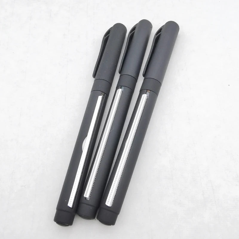 10pcs Silver or Black Color Ballpoint Blank Banner Pens