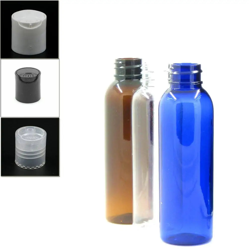 30ml 50/60ml 120ml 150ml 200ml 250ml 300ml 500ml empty round Dispensing Caps Plastic Bottle, clear PET bottle  with disc top cap