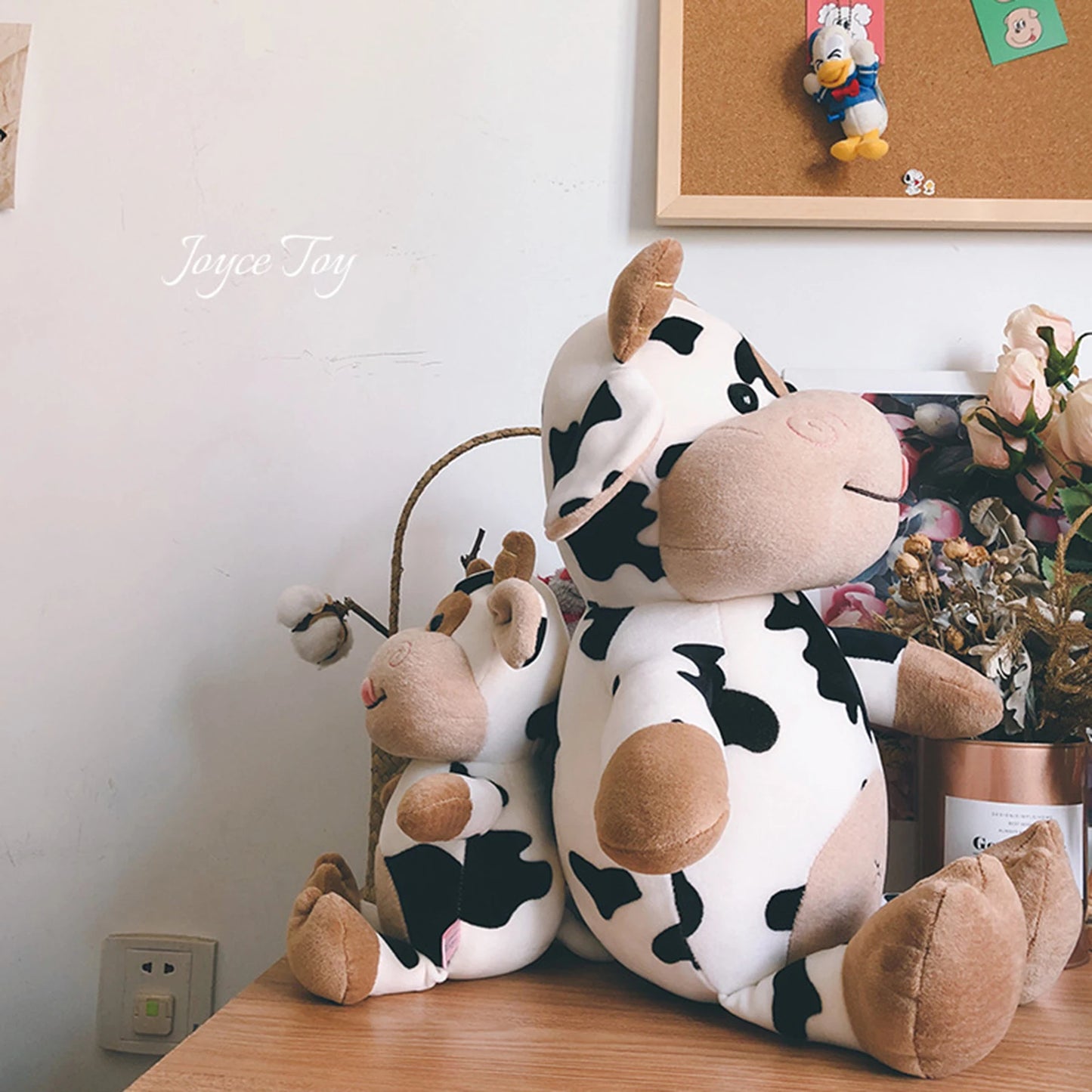 New Cute Milk Cow Plush Toy Animal Stuffed Doll Festival Present Birthday Gift Home Decoration Birthday Gift For Girls Boys