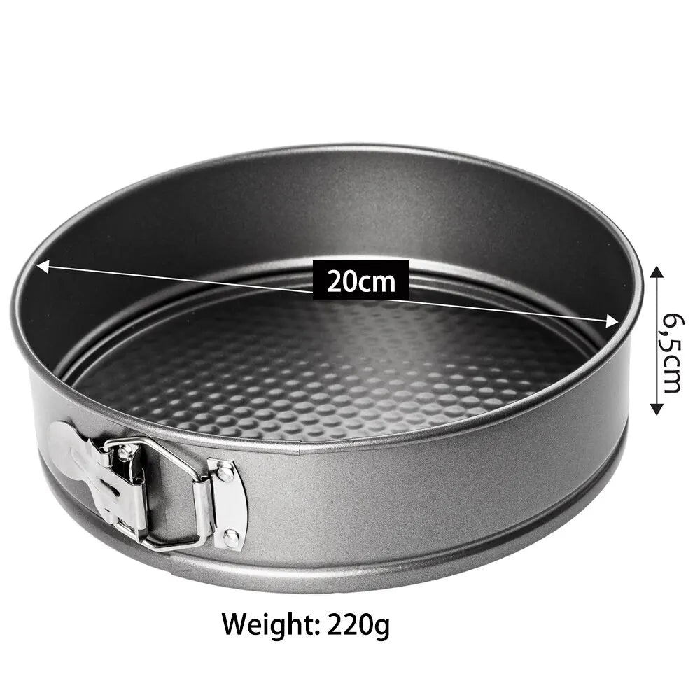 Round Springform Pan Set Nonstick Cheesecake Mold With Removable Bottom Baking Mould Spring Form Cake Tin