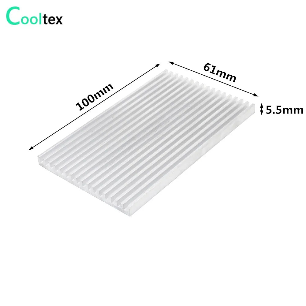 Radiator Aluminum Heatsink Extruded Heat sink for LED Electronic CHIP Heat Dissipation Cooling Cooler