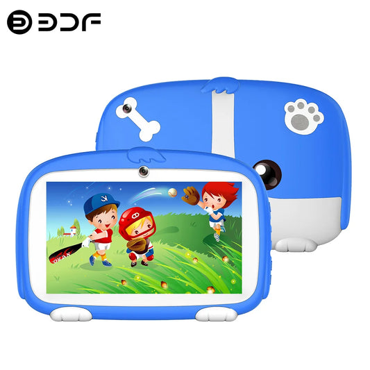 2024 New Arrival 7 Inch WiFi Kids' tablet Quad Core 4GB RAM 64GB ROM Google Learning Education Version Dual Cameras Tablets