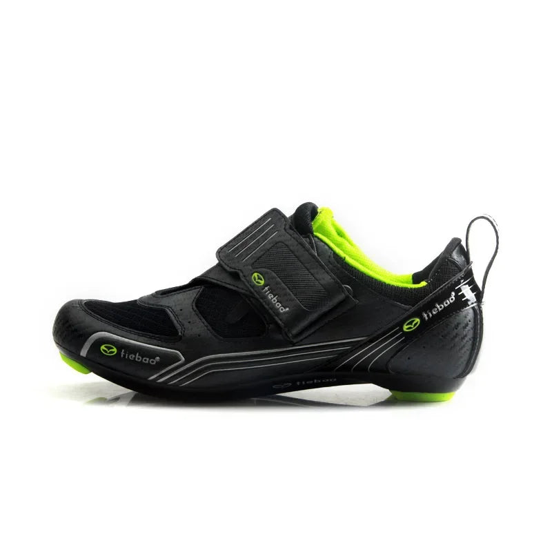 Tiebao Road Cycling Shoes Sapatilha Ciclismo Triathlon Men Women SPD-SL Pedals Self-locking Breathable Road Bike Riding Sneakers