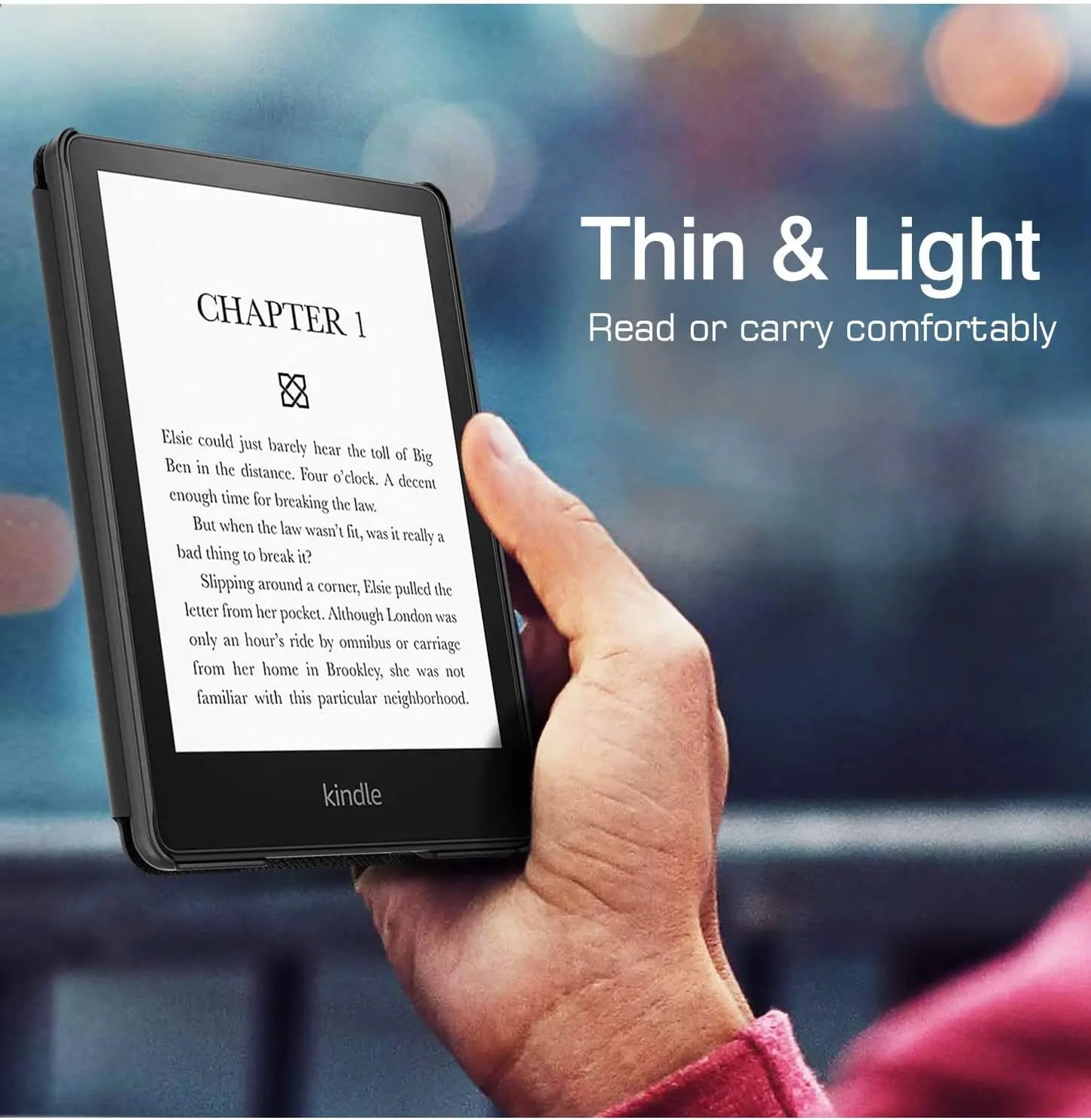 Smart Case for Kindle Paperwhite 11th Hard Cover for Kindle 10th Magnetic Protective Slimshell for Paperwhite 5/6/7th