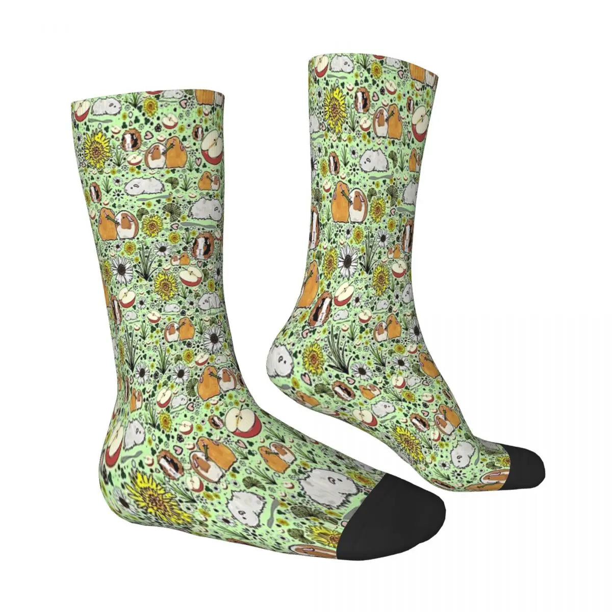 In Green Guinea Pig Cavia Porcellus Animal Socks Male Mens Women Summer Stockings Printed