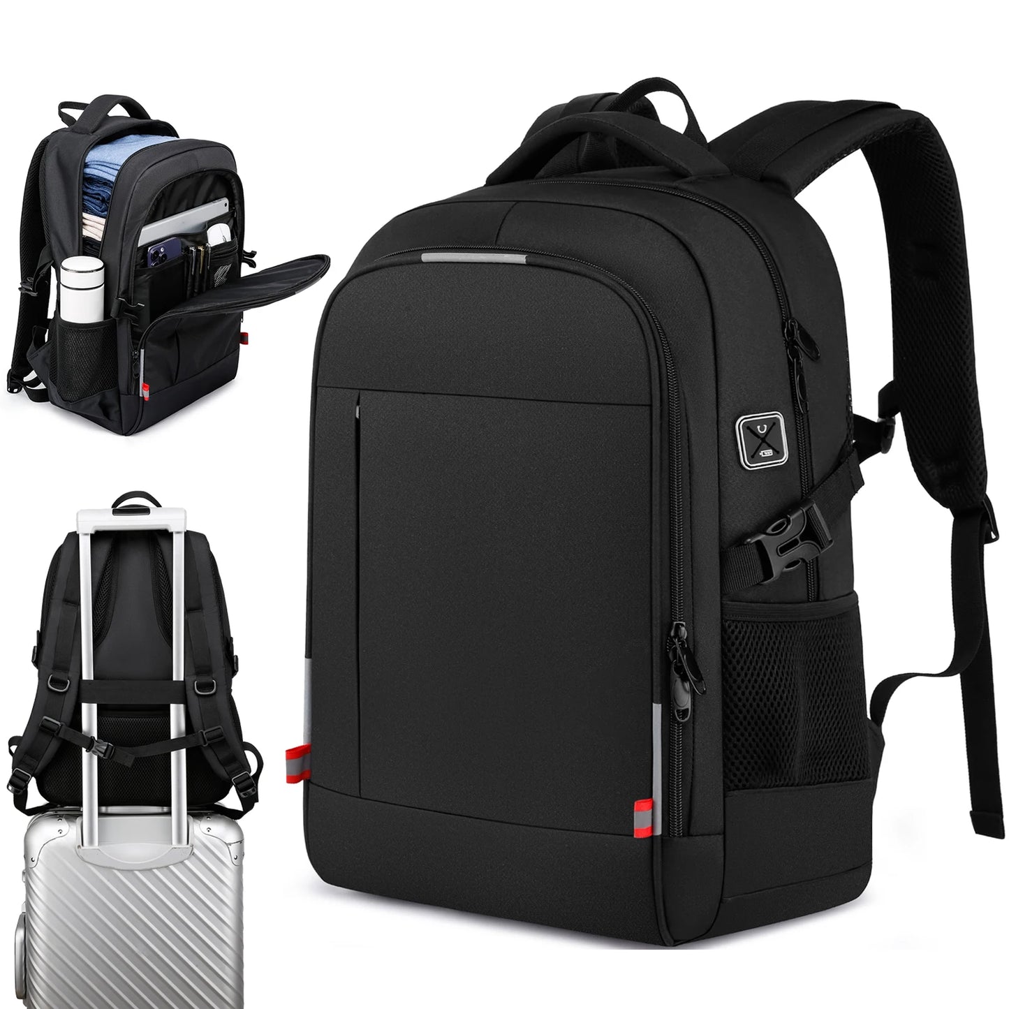 15.6-inch laptop backpack for male and female students, backpack for leisure travel and mountaineering, ultra light, waterproof,