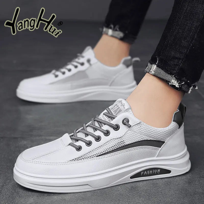 Men's Shoes All-match Mesh Breathable Comfortable Casual Sneakers Running Sports Heren Schoenen 2023 New Fashion Spring Autumn