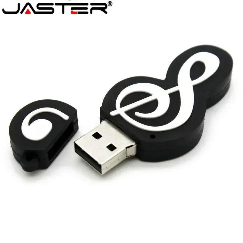 JASTER 8 Styles Musical Instruments Model Pendrive 4GB 16GB 32GB 64GB 128GB USB Flash Drive Violin/Piano/Guitar