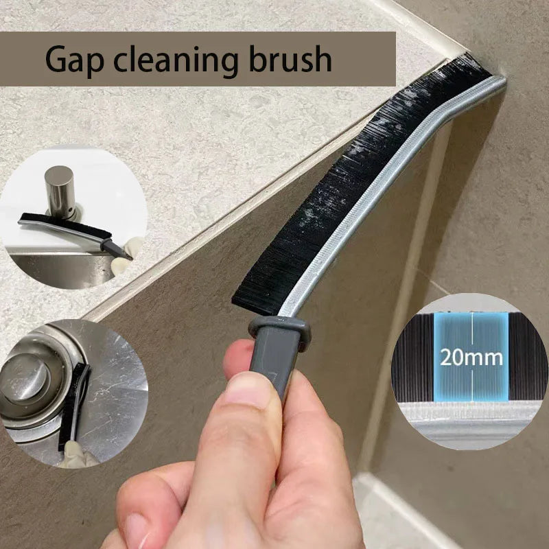 Multifunctional Long Seam Brush Bathroom Kitchen Tile DeadCorner Cleaning Brush Doors and Windows Gap Household Cleaning Tool