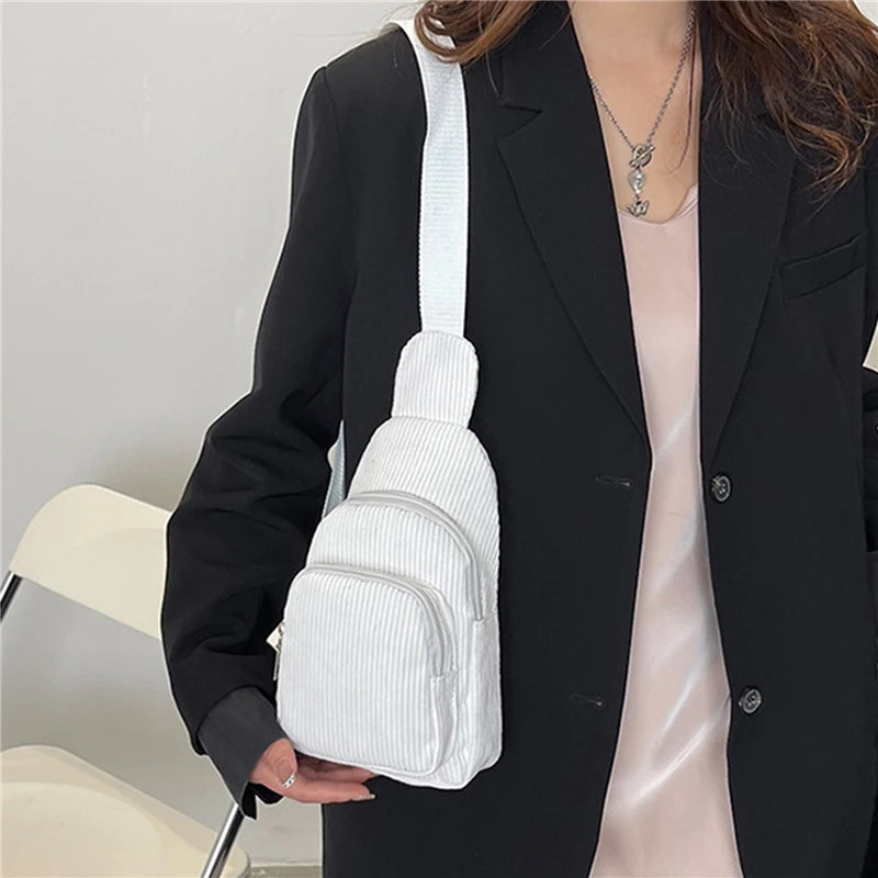 Women Chest Pack Bags for Women Female Sling Bags Crossbody Shoulder Chest Bag Casual Girls Messenger Pack