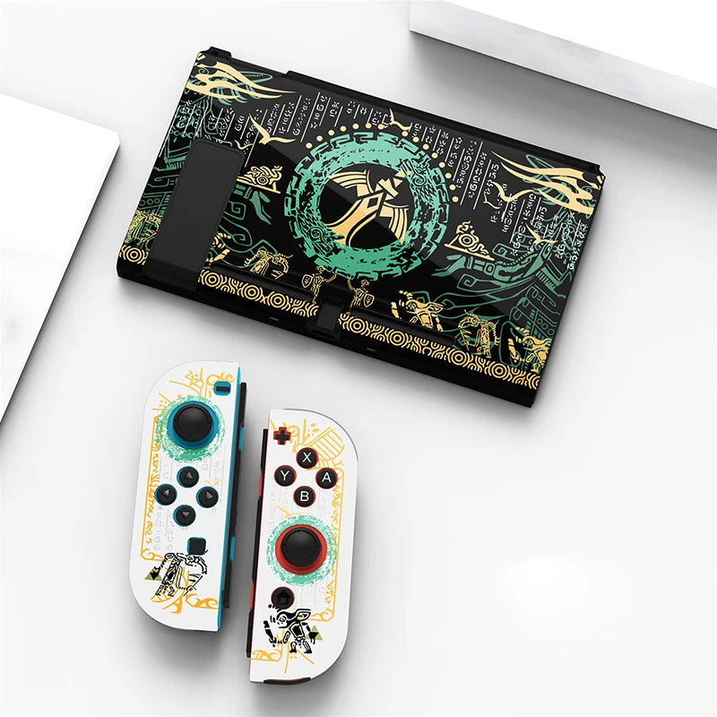 for Zelda Protective Case for Nintendo Switch OLED/Switch Console and Joy-Con Shock-Absorption and Anti-Scratch Hard PC Cover