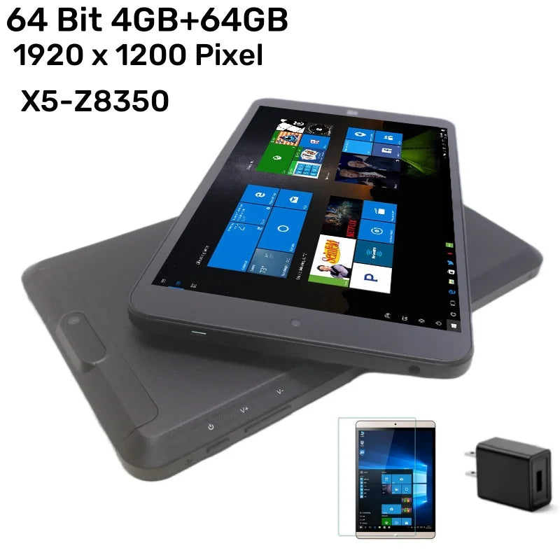 2024 Newest Sales 8 INCH 4GB+64GB 64 Bit Windows 10 X5-Z8350 CPU AR2 Tablet PC Quad Core  Intel HD Graphic 1920*1200 IPS Screen