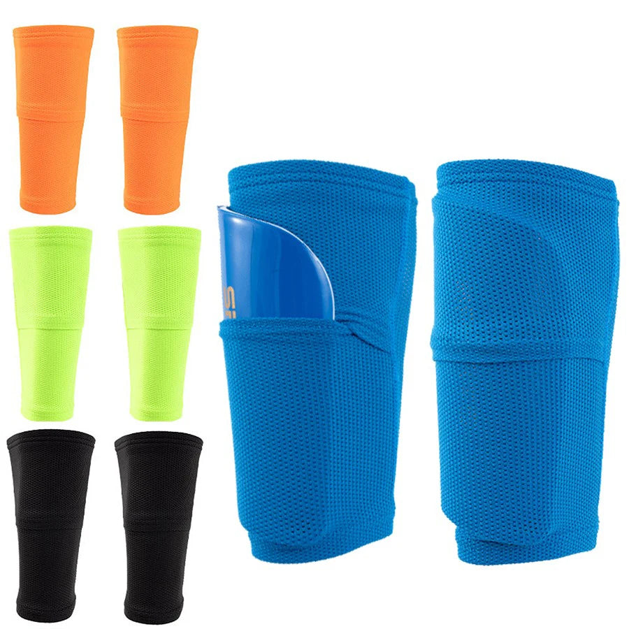 Een set voetbalscheenbeschermers met hoge elasticiteit, volwassenen, kinderen, sportlegging, hoes voor buitenbescherming, Nop Slip-voetbalsokken