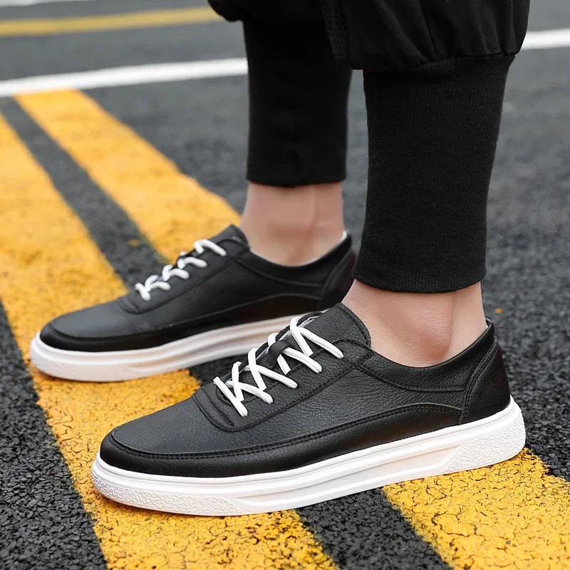 Heren Schoenen 2023 New Low-top White Men's Vulcanized Shoes Autumn Leisure and Comfort Outdoor Fashion Versatile Sneakers Men