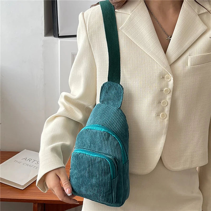 Women Chest Pack Bags for Women Female Sling Bags Crossbody Shoulder Chest Bag Casual Girls Messenger Pack