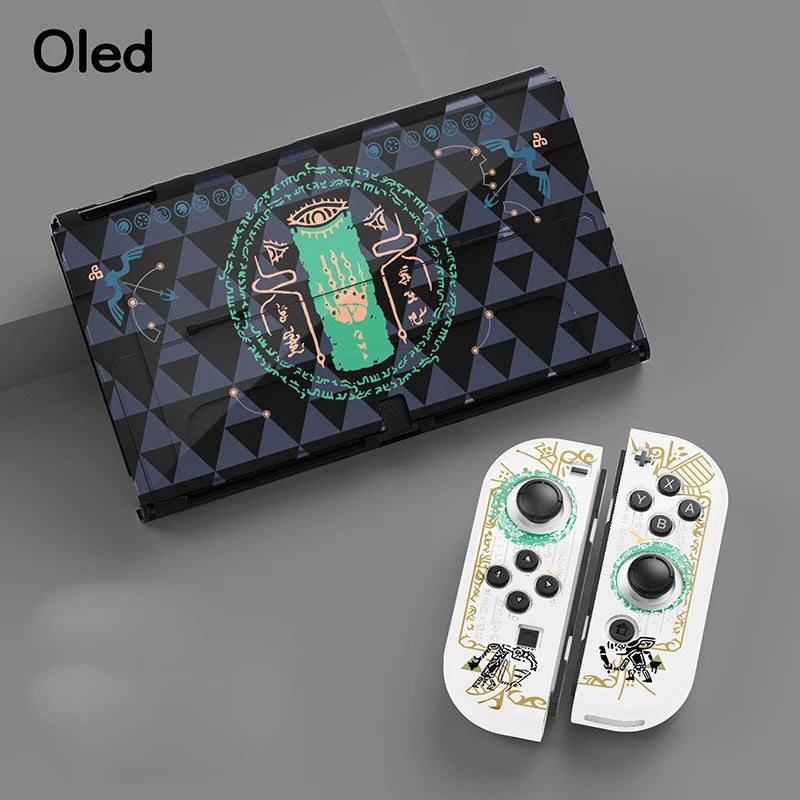 for Zelda Protective Case for Nintendo Switch OLED/Switch Console and Joy-Con Shock-Absorption and Anti-Scratch Hard PC Cover