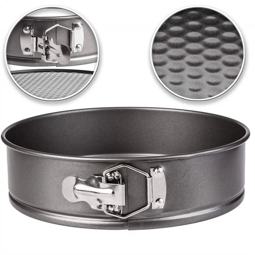 Round Springform Pan Set Nonstick Cheesecake Mold With Removable Bottom Baking Mould Spring Form Cake Tin