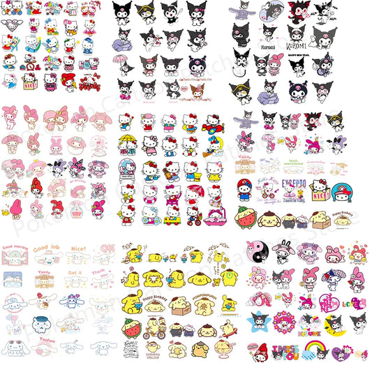 Anime patches for Clothing Ironing Patches Hot Transfer Clothes Patch DIY T-shirts Sweats Accessory for Children Decoration Gift