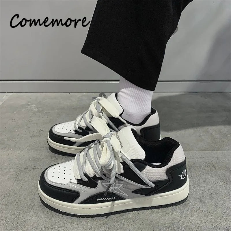 Comemore Designer Sneakers 2023 Spring Fashion Men Skateboard Shoes for Women Casual Tenis Woman Street Style Breathable Shoe 44