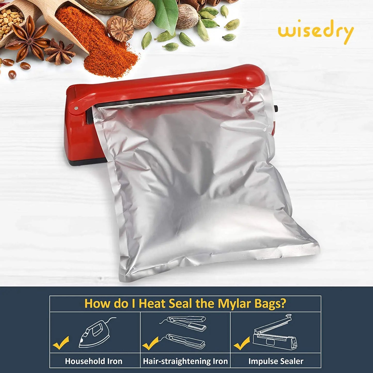 10 Packs 1-5 Gallon Mylar Bags Resealable Aluminum Foil Bags For Long Term Food Storage Food Grade and Light Proof (20’’x30'')