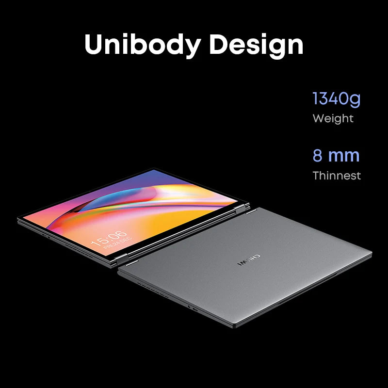 CHUWI FreeBook Laptop Tablet 2 in 1 Intel i3 1215U 12GB LPDDR5 512G SSD Windows 11 Laptop 13.5" IPS FHD Display WIFI 6 2256*1504