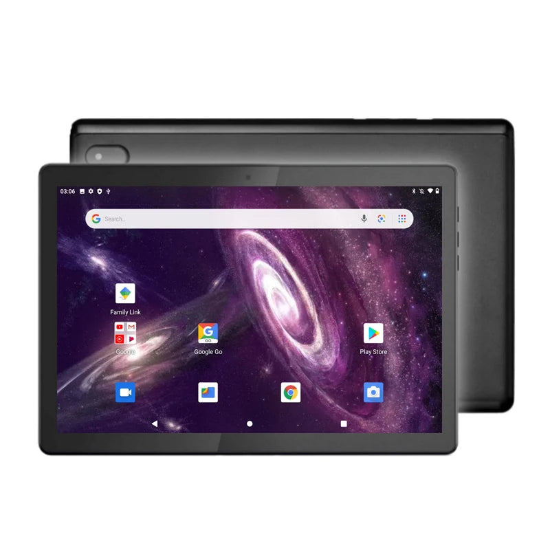 RAM 2GB ROM 16GB  Tablet PC 10.1 inch D1019 Android 10 CPU A133 Quad Core 1280 x 800 IPS Type-C USB Dual Camera