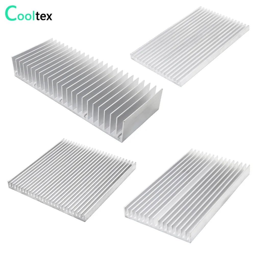 Radiator Aluminum Heatsink Extruded Heat sink for LED Electronic CHIP Heat Dissipation Cooling Cooler