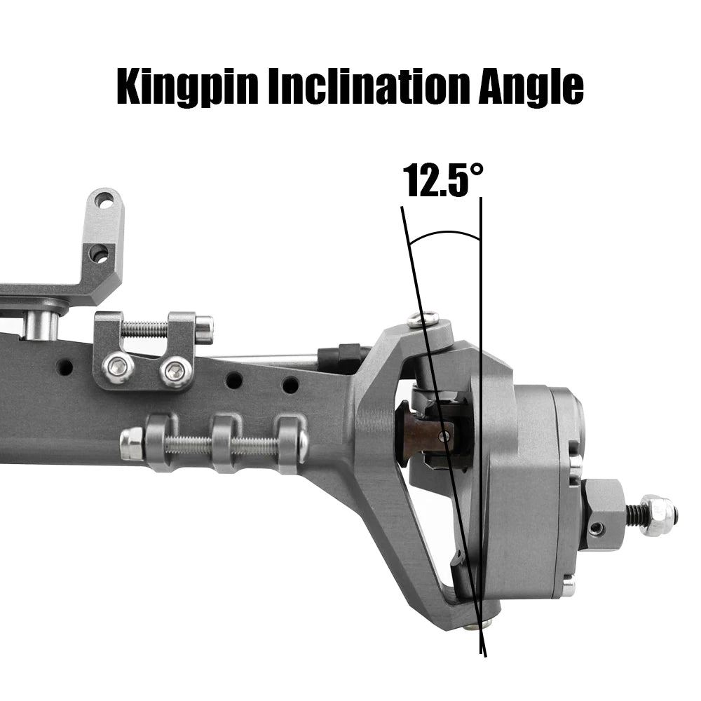 1/10 RC Crawler All Metal Front and Rear Portal Axle for Axial Capra 1.9 UTB AXI03004 Buggy F9 Wraith 90018 RR10 Upgrade Part