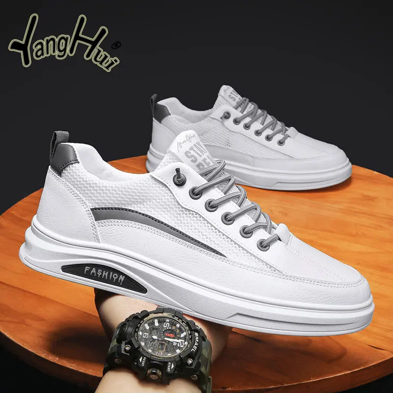 Men's Shoes All-match Mesh Breathable Comfortable Casual Sneakers Running Sports Heren Schoenen 2023 New Fashion Spring Autumn